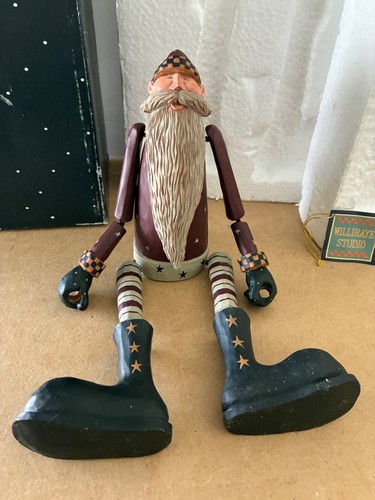 Vintage williraye santa doll - vintage,
