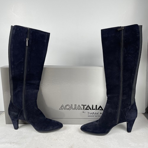 Aquatalia boots womens navy - 11,