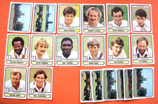 CRICKET 83 - S0MERSET - PANINI - 1983  - 14 STICKERS + 6 DUPLICATES - VG