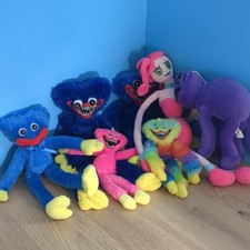 Poppy Playtime Huggy Wuggy Plushes Kissy Wissy Wuggies blue black 