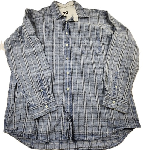 Chatham mens blue - blue, striped