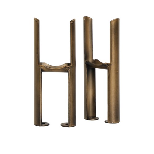 Antique brass double column - antique,