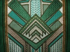 Art Deco Embroidered Gatsby