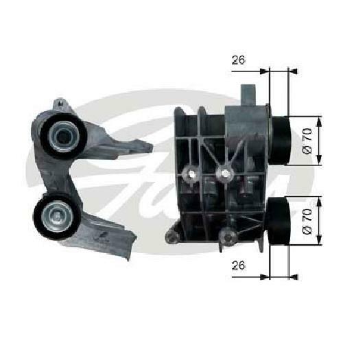 Genuine gates tensioner - gates, pulley