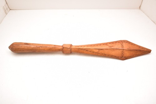 Antique samoan war club - antique, ornate