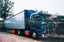 Truck photo Scania 143 Topline tarpaulin trailer Sweden blue Topline SCAN #e2rp