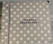 VANESSA ARBUTHNOTT FABRIC & WALLPAPER SAMPLE HARD COVER BOOK CIRCA 2014