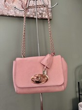Mulberry Lily Bag Regular Size Rose Pink And Gold Details With Dustbag