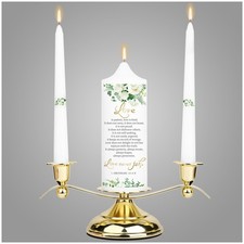 3 Unity Floral Candles for