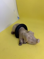 Piggin Tired Pig Ornament