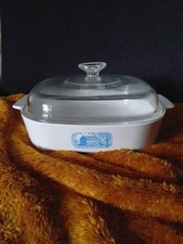 Corning Browning Skillet Pyrex Amana RadarRange Microwave with Lid Cottage 