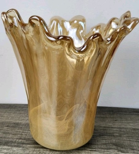 Murano style vase handkerchief - vase,