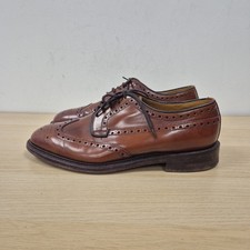 Loake Braemar Brown Leather Brogues England Smart Dress Formal Shoes Uk 8