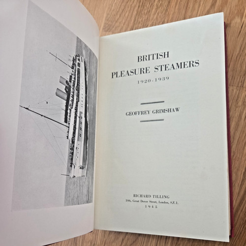 British pleasure steamers - pleasure,