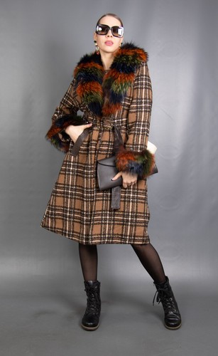 9020 new glamorous wool coat - new,