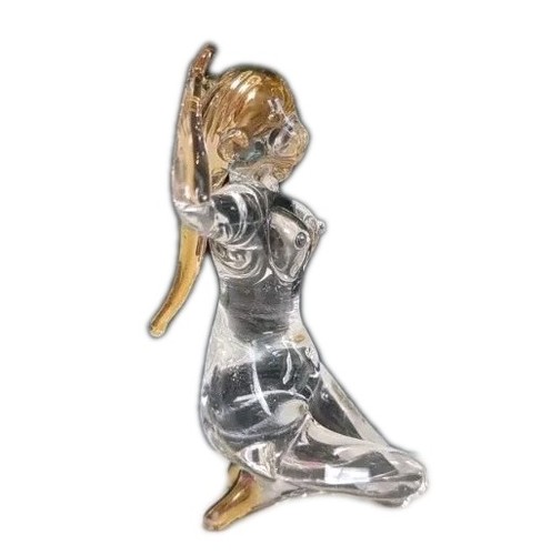 Blown glass lady - glass,