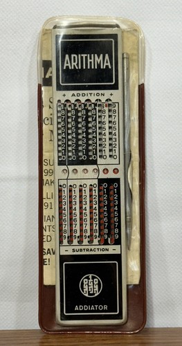 Vintage arithma addiator - vintage,