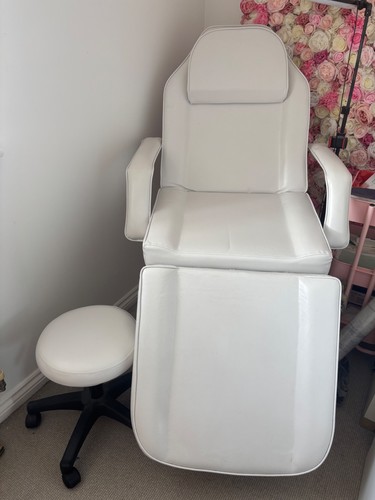 Beauty chair bed with stool - beauty,