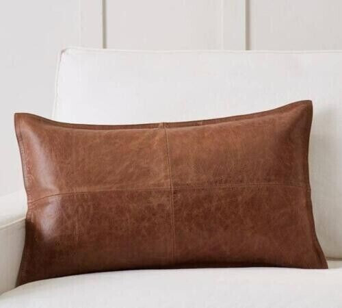 Genuine leather cushion - genuine, cover