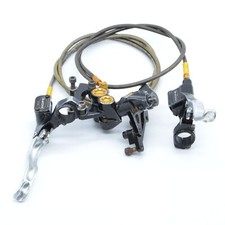 Hope Mono M4 Hydraulic Disc Brakeset 4 Pot Black Gold Downhill Mountain Bike MTB