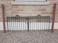 WROUGHT IRON GATES EACH GATE W 44"  H37.5" INC POSTS COLLECT ONLY BRADFORD