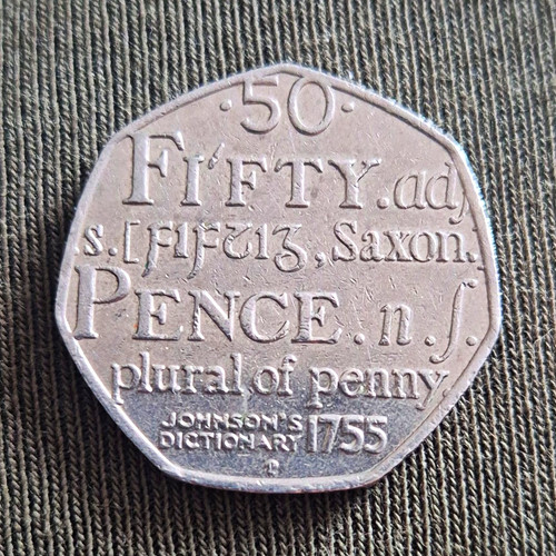 2005 50p fifty - 2005, pence
