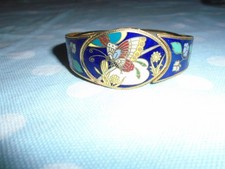 Pretty Vintage Blue Enamel