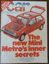 CAR magazine May 1980 Mini Metro Lotus Esprit Turbo Aston Martin Bulldog Princes