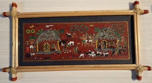 Vintage indian hand painting - vintage,