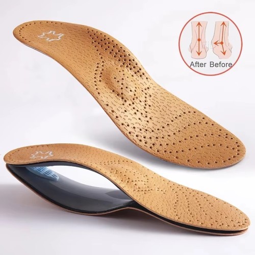 Leather orthopedic insole - leather,