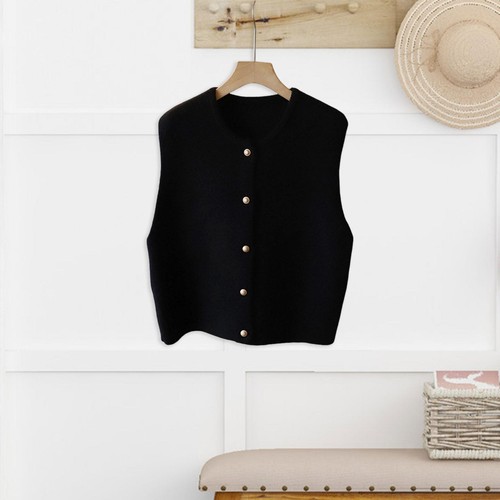Knitted vest casual pullover - casual,