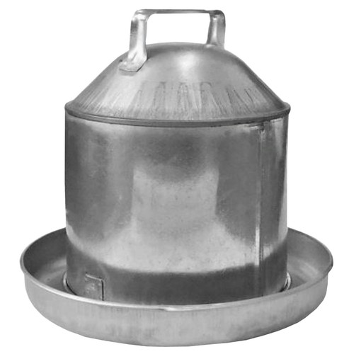 Galvanised metal chicken - galvanised, /
