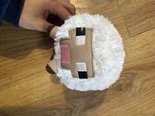Mojang Minecraft White Lamb Baby Sheep Stuffed Animal Plush 2014 Jazwares 6”