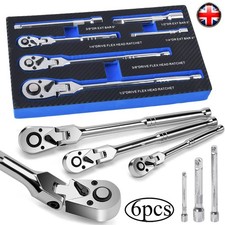 6Pcs 1/4" 3/8" 1/2" Flex Head