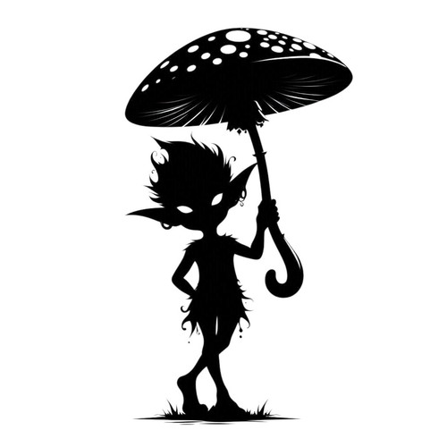 Mushroom umbrella pixie - umbrella,