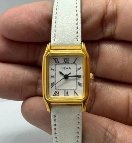 Yema wristwatch square gold - yema,