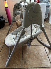 Graco Gray White Baby Swing