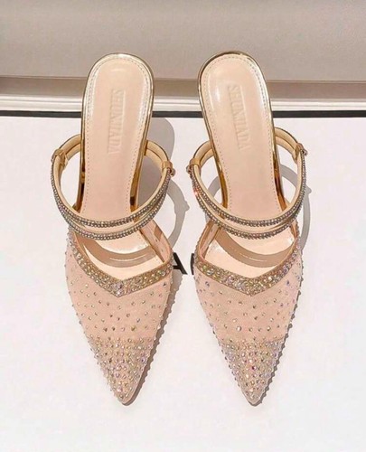 High heel sandals one strap - high,
