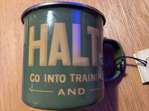 New enamel mug wwii - new,