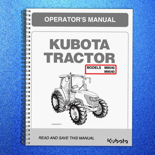 Kubota m8540 m9540 - m8540, cab