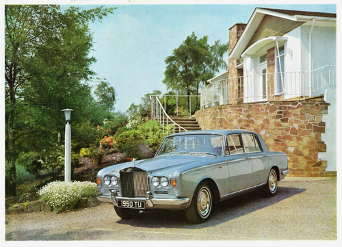 Rolls royce silver shadow - silver, 4-dr
