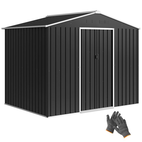 Outsunny 6ft metal garden - metal,