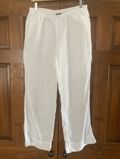JJill 100% Linen White
