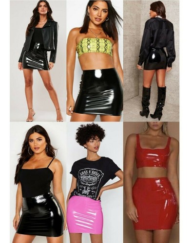 Women ladies vinyl pvc - vinyl, wet