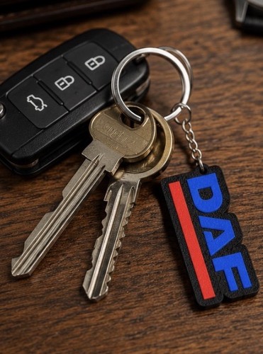 Daf truck keyring lorry driver - truck,
