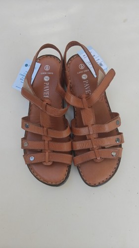 Pavers leather bar - t-bar, sandals