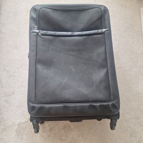 Linea large black faux leather - linea,