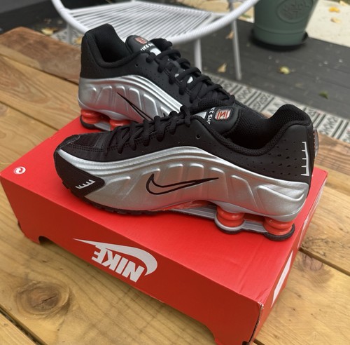 Nike shox silver black - shox, and