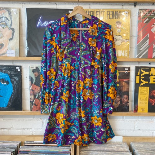 Vtg 70s mod - 70s, hibiscus