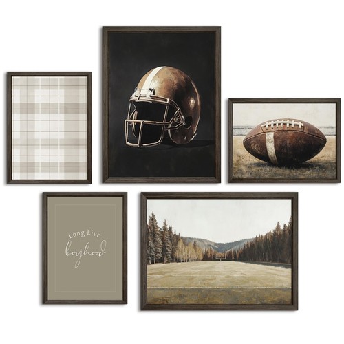 Football nursery wall art - football,